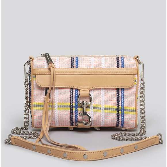 Rebecca Minkoff Handbags - Rebecca Minkoff Mini Mac Crossbody Bag Neon Plaid